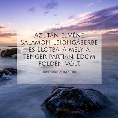 2 Krónika 8:17 KAR Bibliai verskép