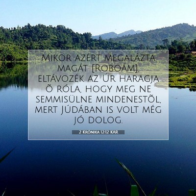 2 Krónika 12:12 KAR Bibliai verskép