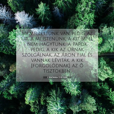 2 Krónika 13:10 KAR Bibliai verskép