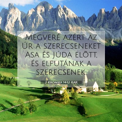 2 Krónika 14:12 KAR Bibliai verskép