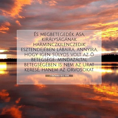 2 Krónika 16:12 KAR Bibliai verskép