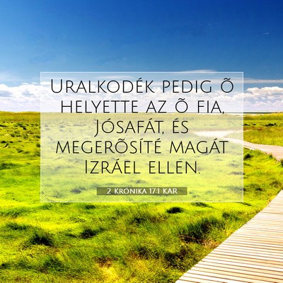2 Krónika 17:1 KAR Bibliai verskép
