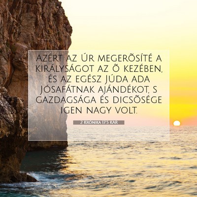 2 Krónika 17:5 KAR Bibliai verskép