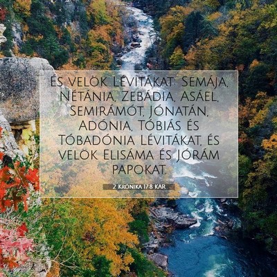 2 Krónika 17:8 KAR Bibliai verskép