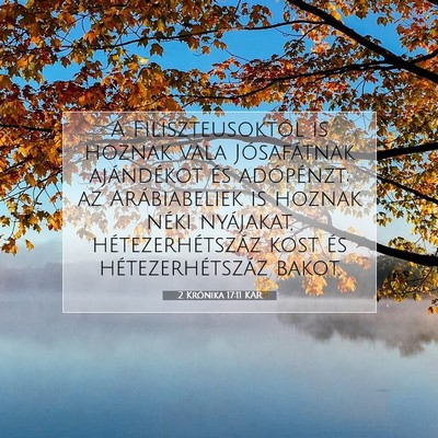 2 Krónika 17:11 KAR Bibliai verskép