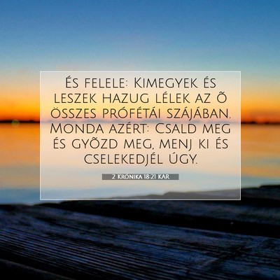 2 Krónika 18:21 Bibliai vers magyarázata