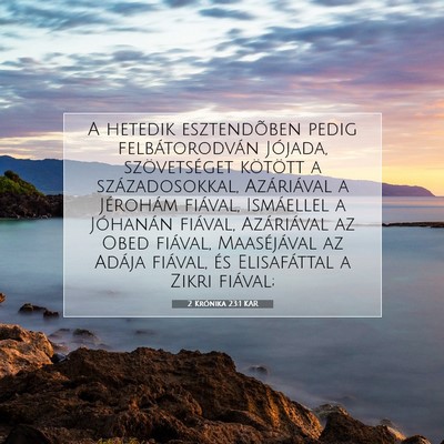 2 Krónika 23:1 KAR Bibliai verskép