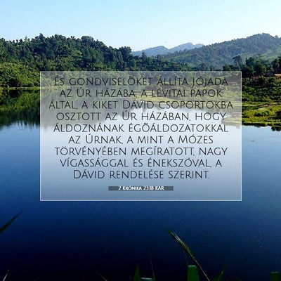 2 Krónika 23:18 KAR Bibliai verskép