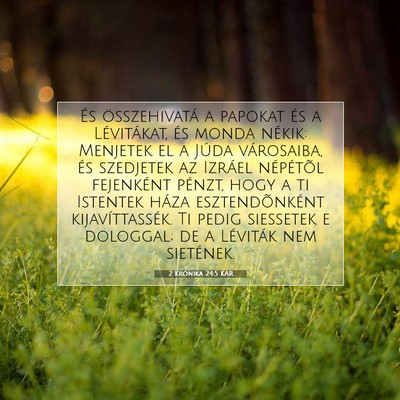 2 Krónika 24:5 KAR Bibliai verskép