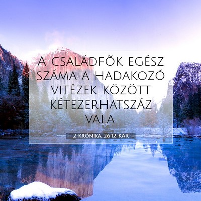 2 Krónika 26:12 KAR Bibliai verskép