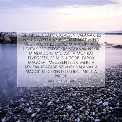 2 Krónika 29:34 Bibliai vers magyarázata