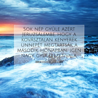 2 Krónika 30:13 KAR Bibliai verskép