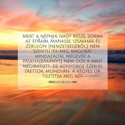 2 Krónika 30:18 KAR Bibliai verskép