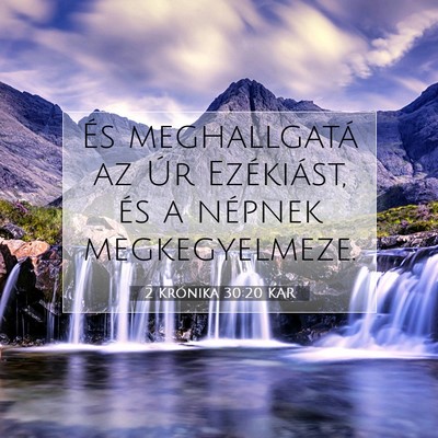 2 Krónika 30:20 KAR Bibliai verskép