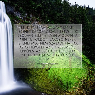 2 Krónika 32:17 KAR Bibliai verskép