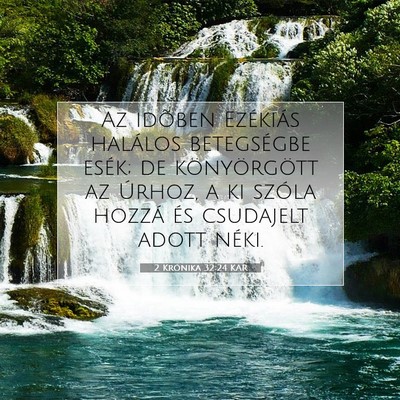 2 Krónika 32:24 KAR Bibliai verskép