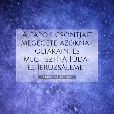 2 Krónika 34:5 KAR Bibliai verskép