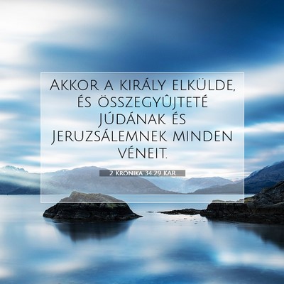 2 Krónika 34:29 KAR Bibliai verskép