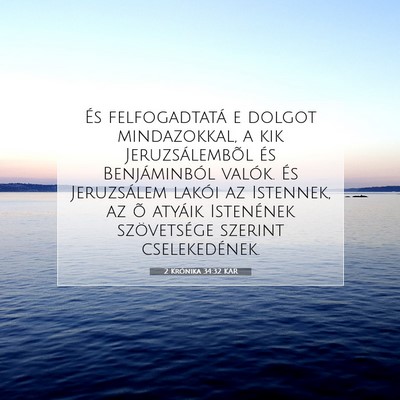 2 Krónika 34:32 KAR Bibliai verskép