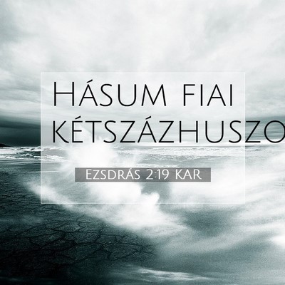 Ezsdrás 2:19 KAR Bibliai verskép