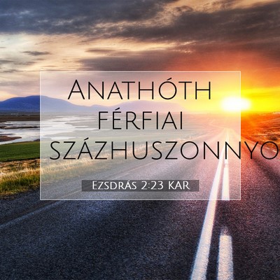 Ezsdrás 2:23 KAR Bibliai verskép