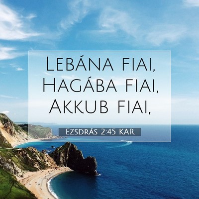 Ezsdrás 2:45 KAR Bibliai verskép