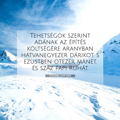 Ezsdrás 2:69 KAR Bibliai verskép