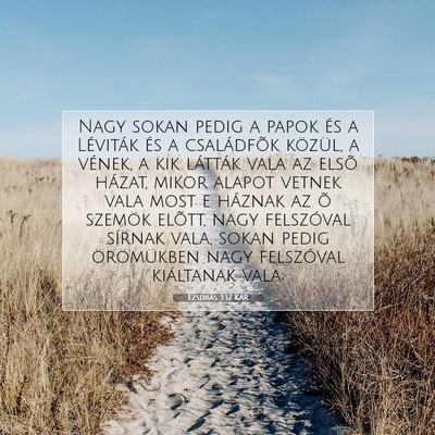 Ezsdrás 3:12 KAR Bibliai verskép