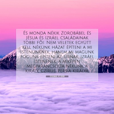 Ezsdrás 4:3 KAR Bibliai verskép