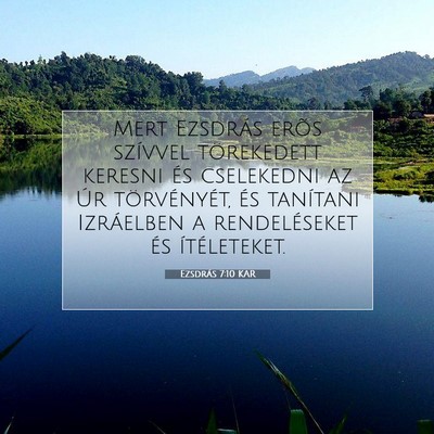 Ezsdrás 7:10 KAR Bibliai verskép
