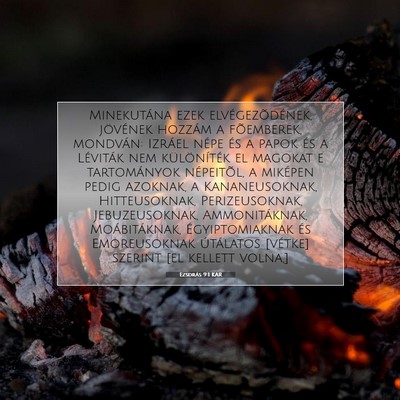 Ezsdrás 9:1 KAR Bibliai verskép