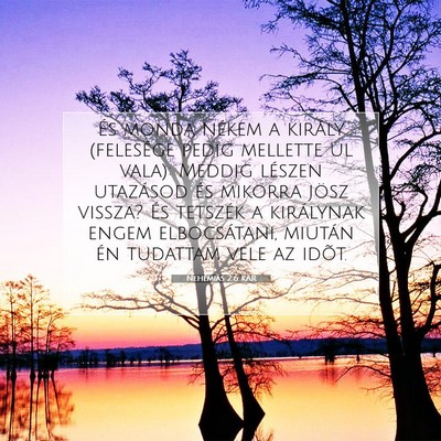 Nehémiás 2:6 Bibliai vers magyarázata