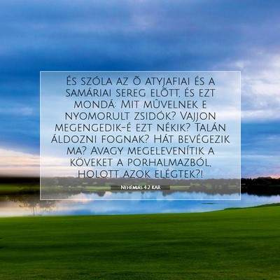 Nehémiás 4:2 KAR Bibliai verskép
