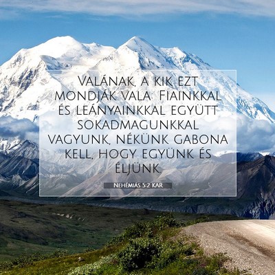 Nehémiás 5:2 KAR Bibliai verskép