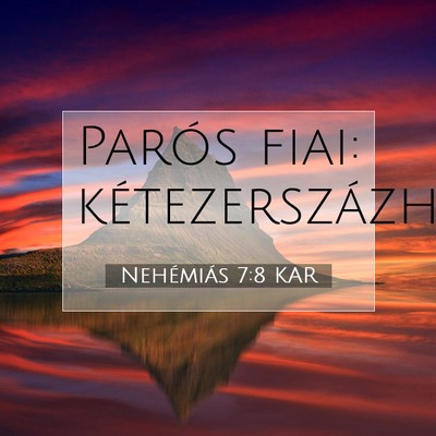 Nehémiás 7:8 KAR Bibliai verskép