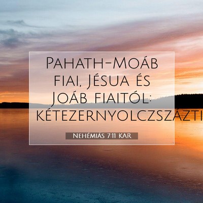 Nehémiás 7:11 KAR Bibliai verskép