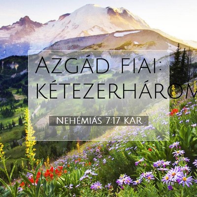 Nehémiás 7:17 KAR Bibliai verskép