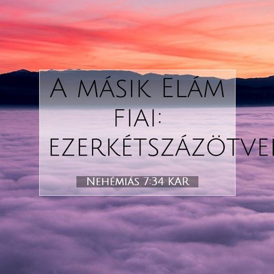 Nehémiás 7:34 KAR Bibliai verskép