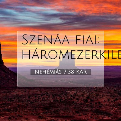 Nehémiás 7:38 KAR Bibliai verskép