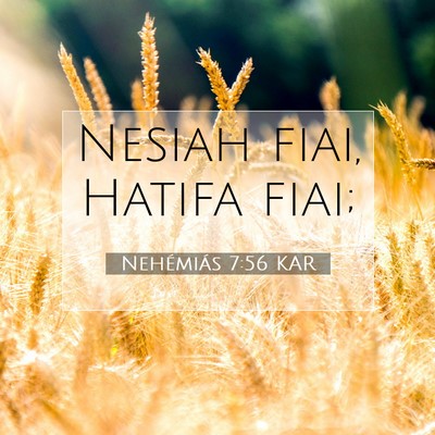 Nehémiás 7:56 Bibliai vers magyarázata