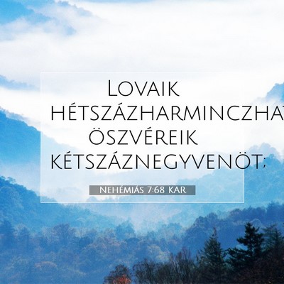 Nehémiás 7:68 Bibliai vers magyarázata