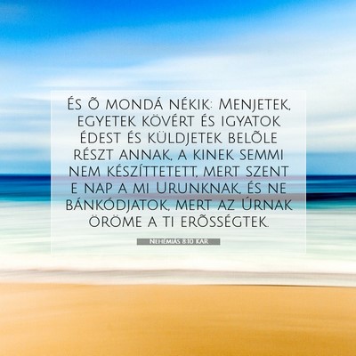 Nehémiás 8:10 KAR Bibliai verskép