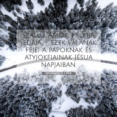 Nehémiás 12:7 KAR Bibliai verskép
