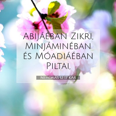 Nehémiás 12:17 KAR Bibliai verskép