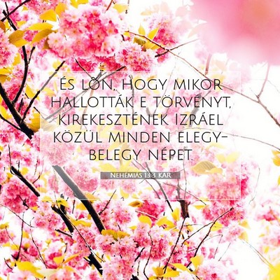 Nehémiás 13:3 KAR Bibliai verskép