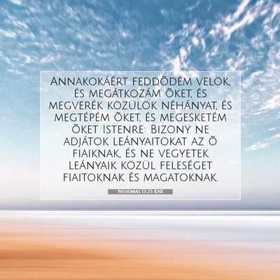 Nehémiás 13:25 KAR Bibliai verskép