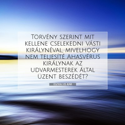 Eszter 1:15 Bibliai vers magyarázata
