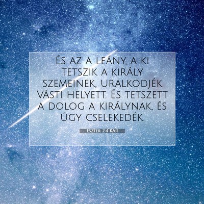 Eszter 2:4 Bibliai vers magyarázata