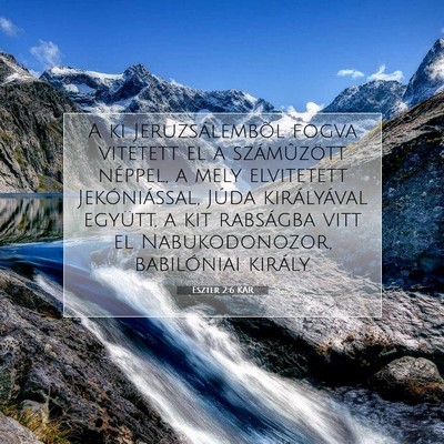 Eszter 2:6 Bibliai vers magyarázata
