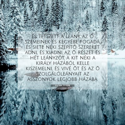 Eszter 2:9 Bibliai vers magyarázata